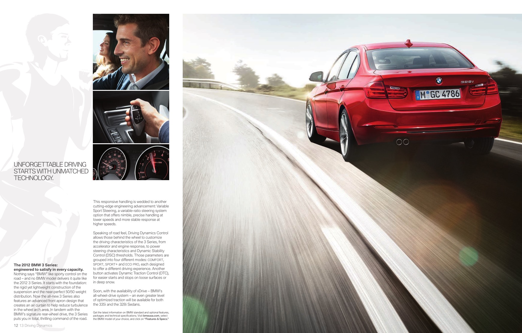 2012 BMW 3-Series Sedan Brochure Page 21